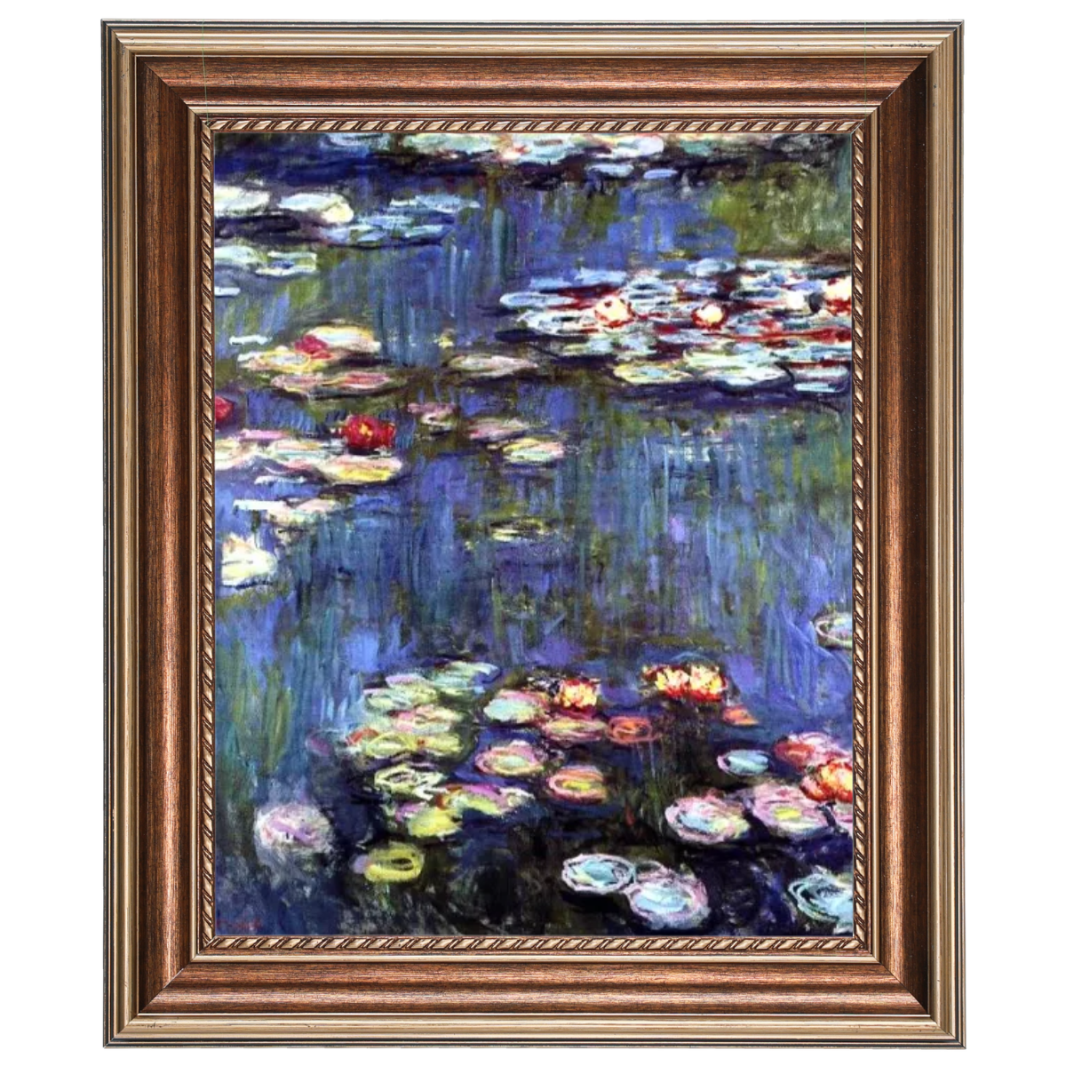 Water-Lilies 18- Metal Flower Wall Art For Living Room