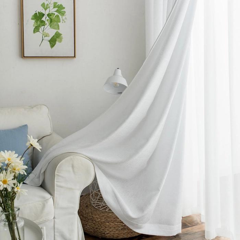 Lila Semi Sheer Curtains Grommet