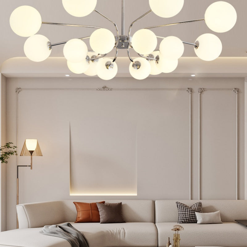 Valentina Modern LED Chandelier Chrome/Gold Living Room/Bedroom