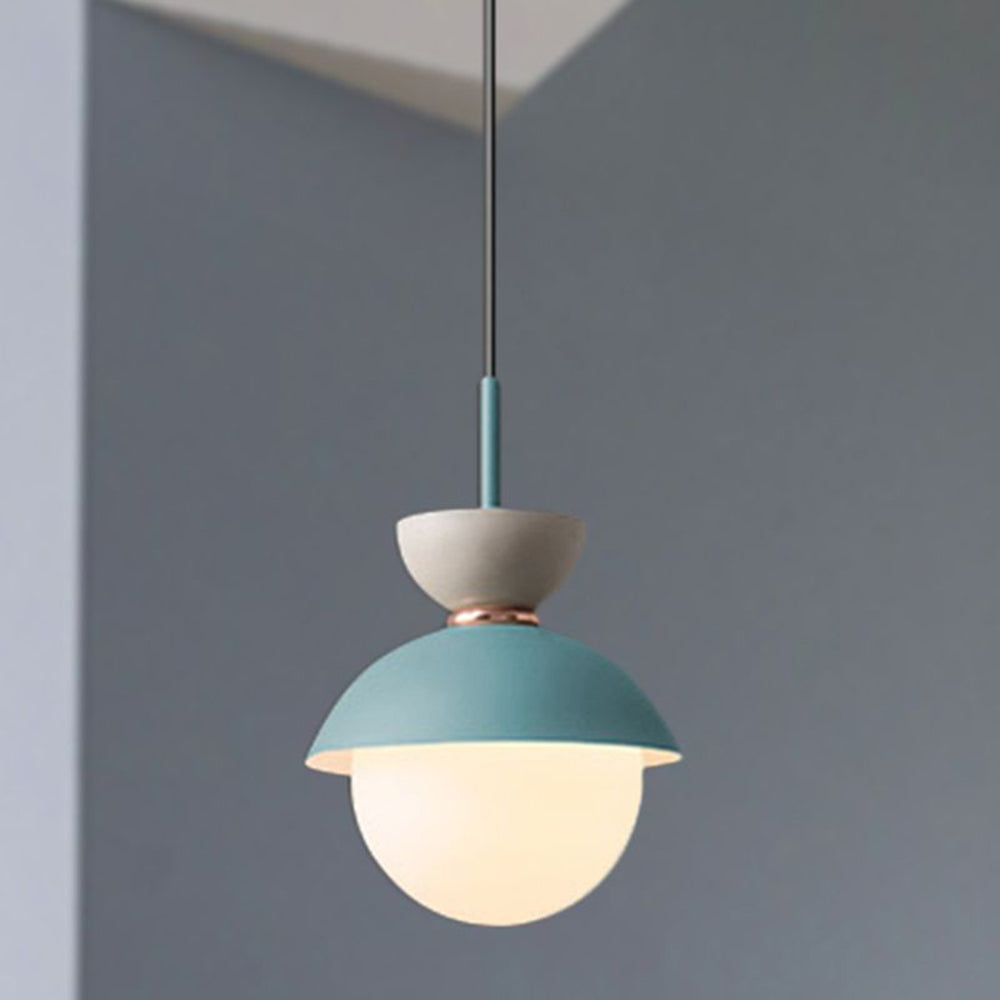 Morandi Nordic Minimalist Globe Pendant Light，4 Colours