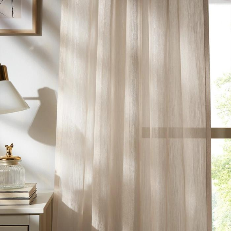 Ivy Streamer Shiny Sheer Curtains Soft Top