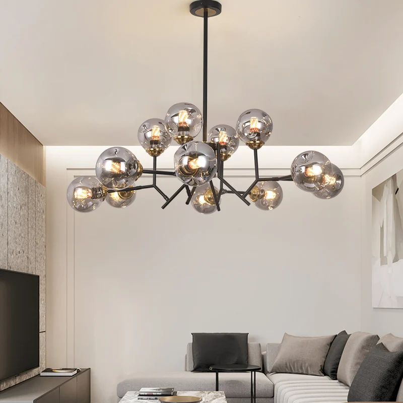 Valentina Modern Hanging Pendant Light Glass Bedroom Dining Room