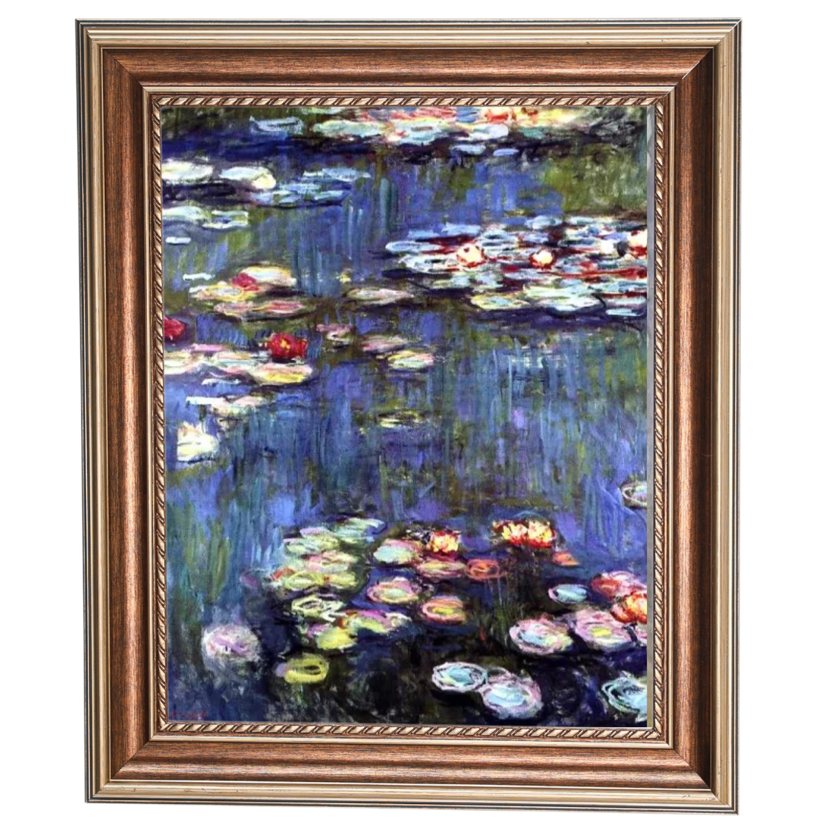 Water-Lilies 18- Metal Flower Wall Art For Living Room