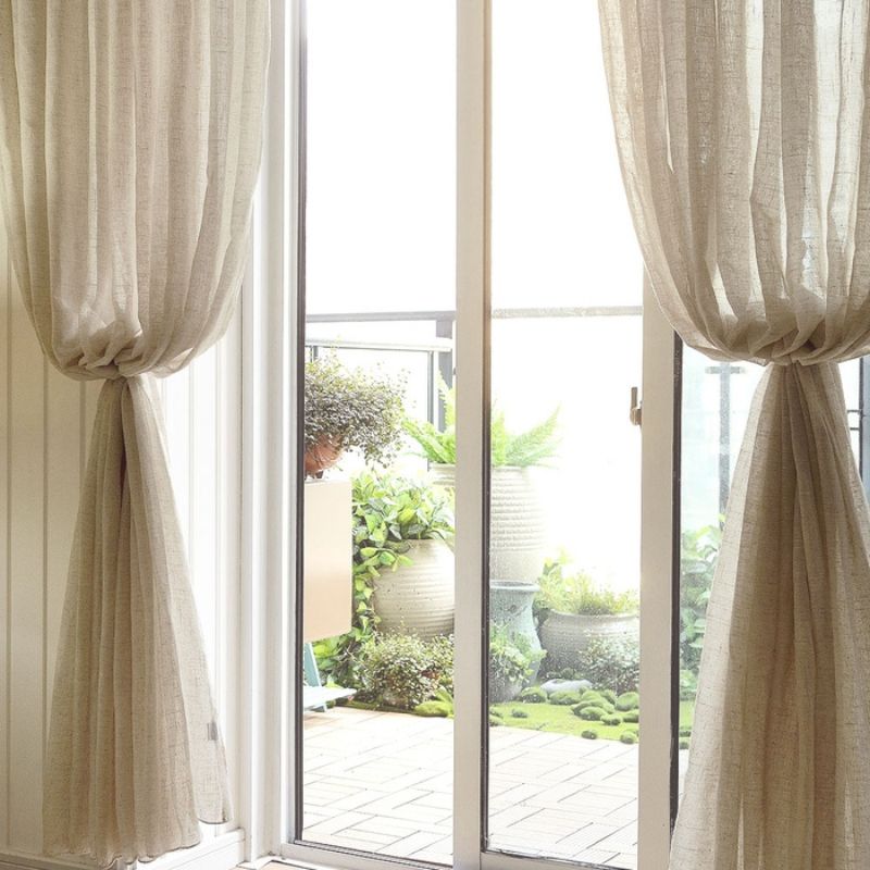 Zola Linen Sheer Curtains Grommet