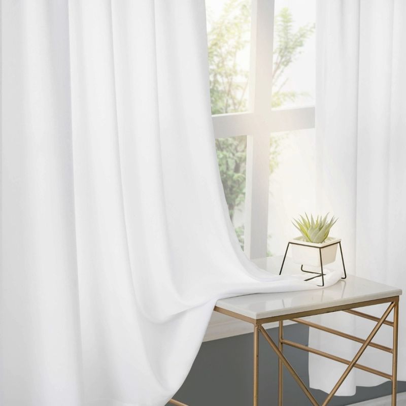 Viva Velvety Semi Sheer Curtains Grommet