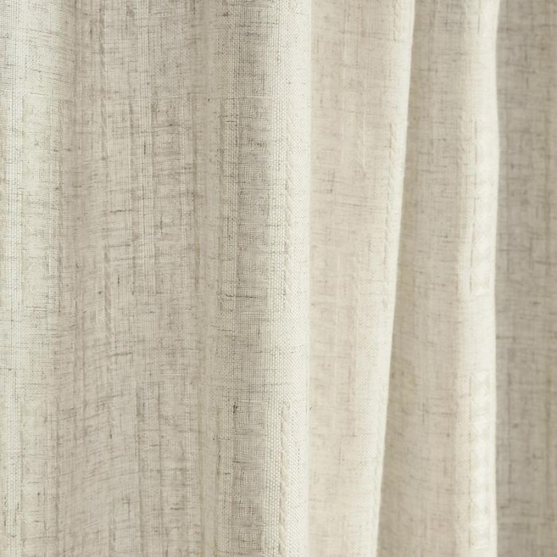 Nila	Bohemian Semi Sheer Curtains Pleated