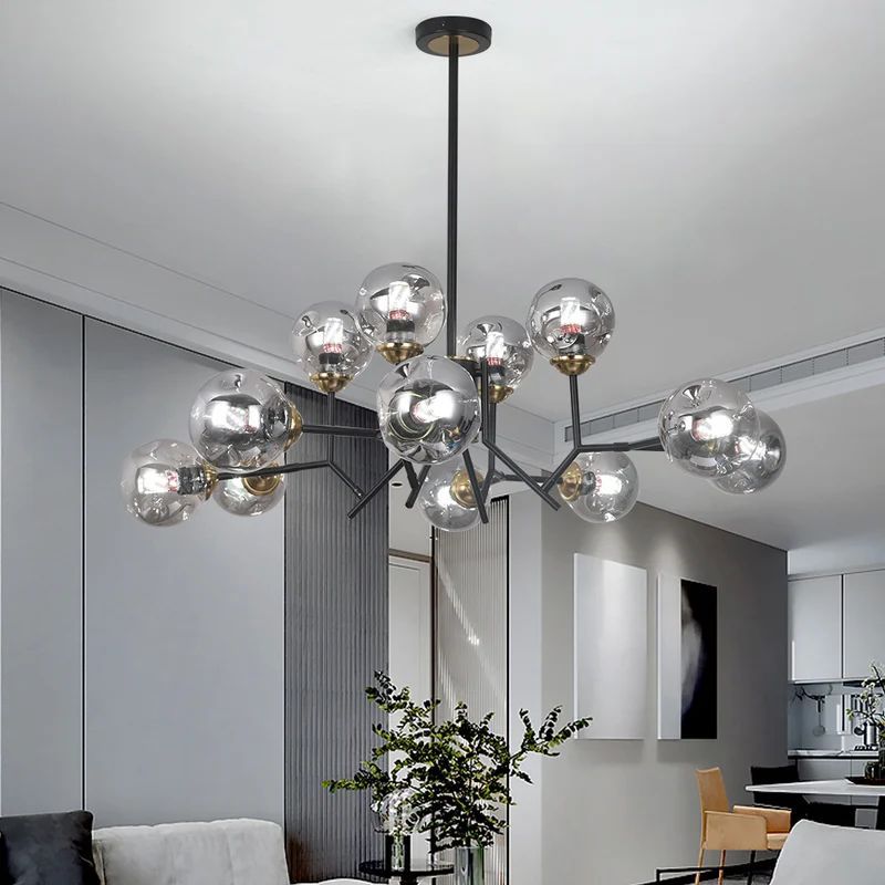 Valentina Modern Hanging Pendant Light Glass Bedroom Dining Room