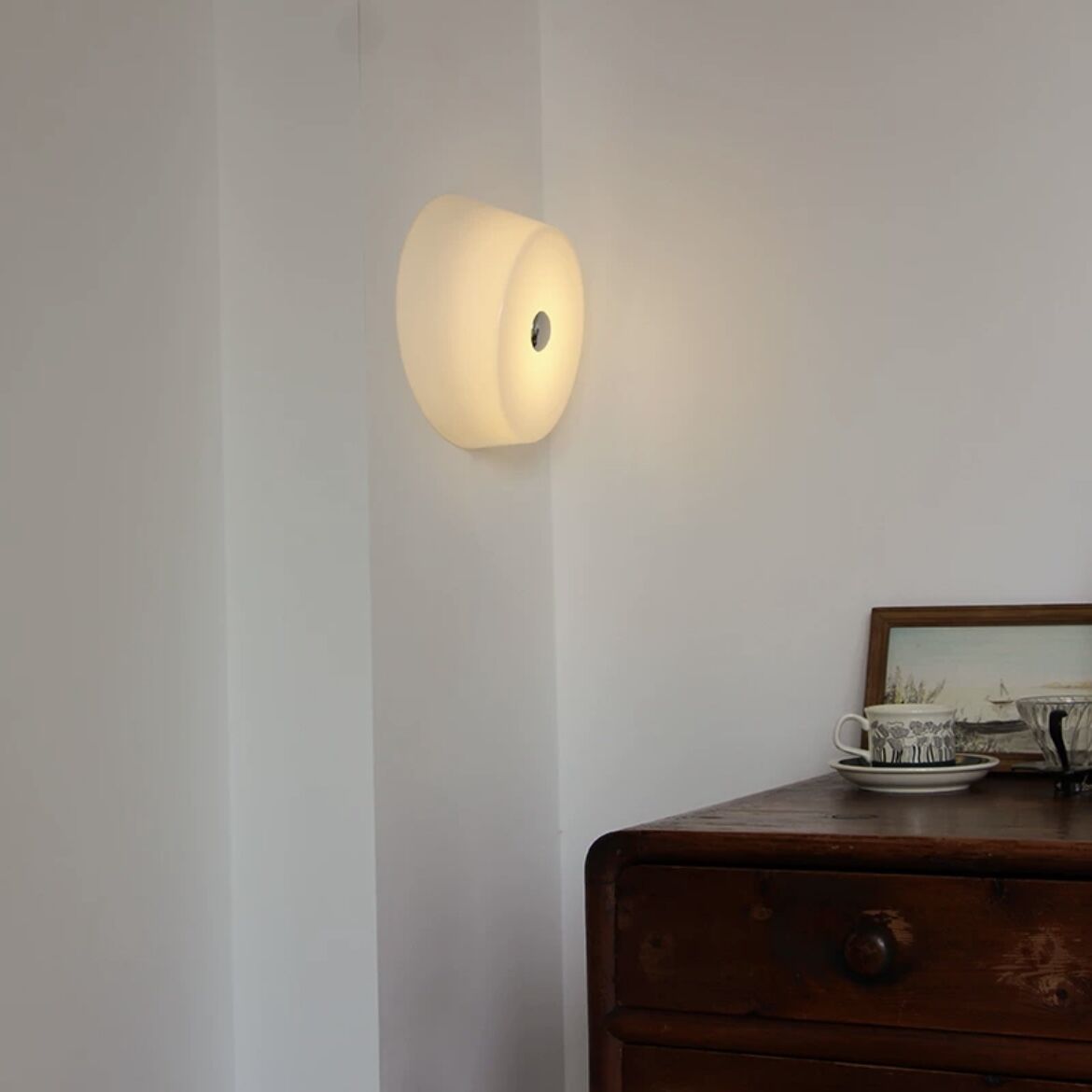 Orr Modern Simple Glass/Metal Indoor Wall Lamp Gold/Silver Bedroom