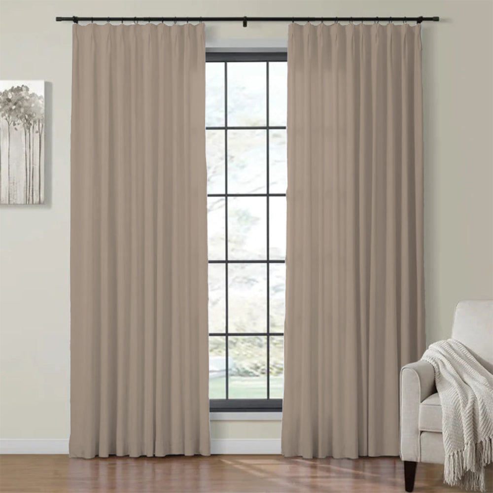 Plushy Velvet Curtain Pleated