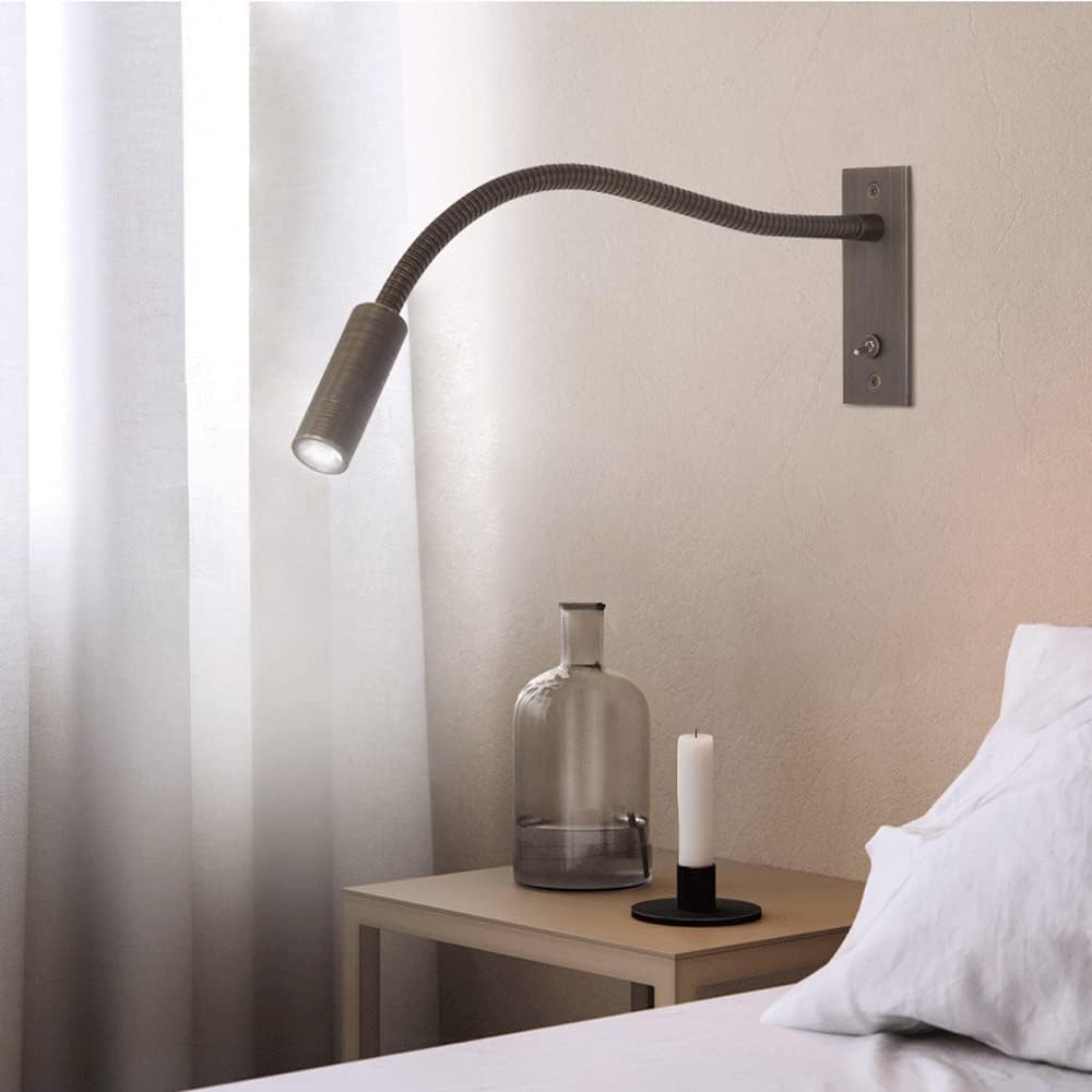 Orr Minimalist Reading Adjustable Spotlight Wall Lamp