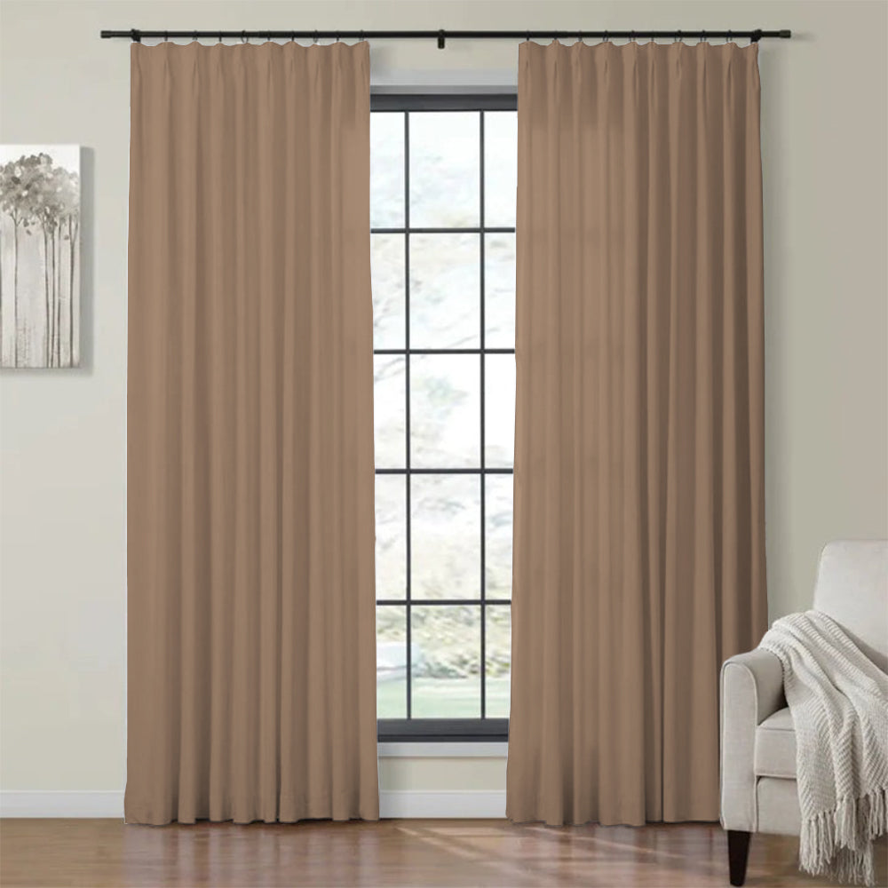 Plushy Velvet Curtain Pleated