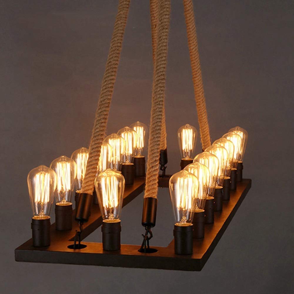 Epoch Design LED Vintage Industrial Pendant Light Metal Restaurant Bar