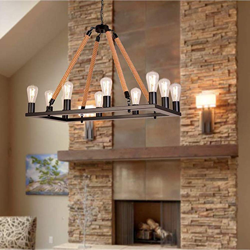 Epoch Design LED Vintage Industrial Pendant Light Metal Restaurant Bar