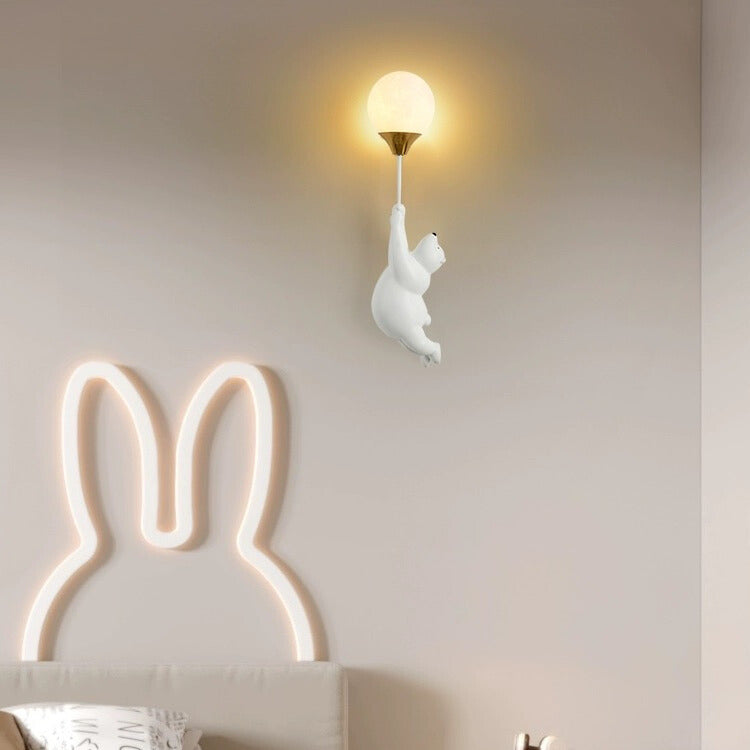 Fateh Wall Reading Lamp Bear Balloon, Bedroom/Bedside/Study