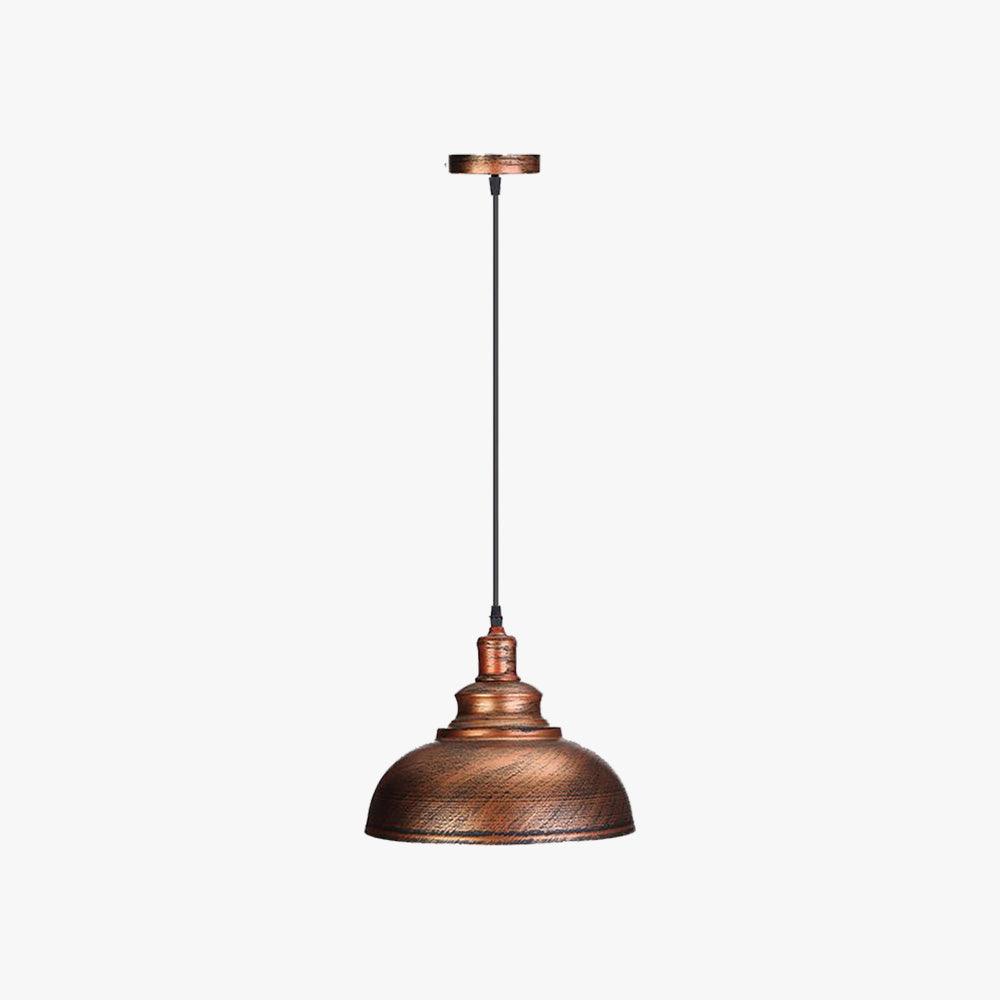 Cooley Industrial  Dome  Metallic Colour Pendant Light，4 Colours