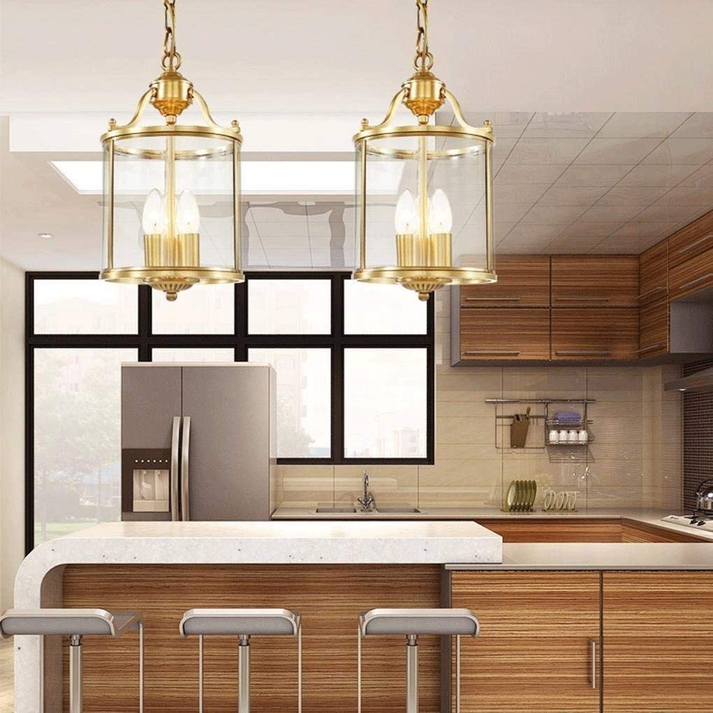 Alessio Design LED Pendant Light Metal Glass Dining Room/Bar