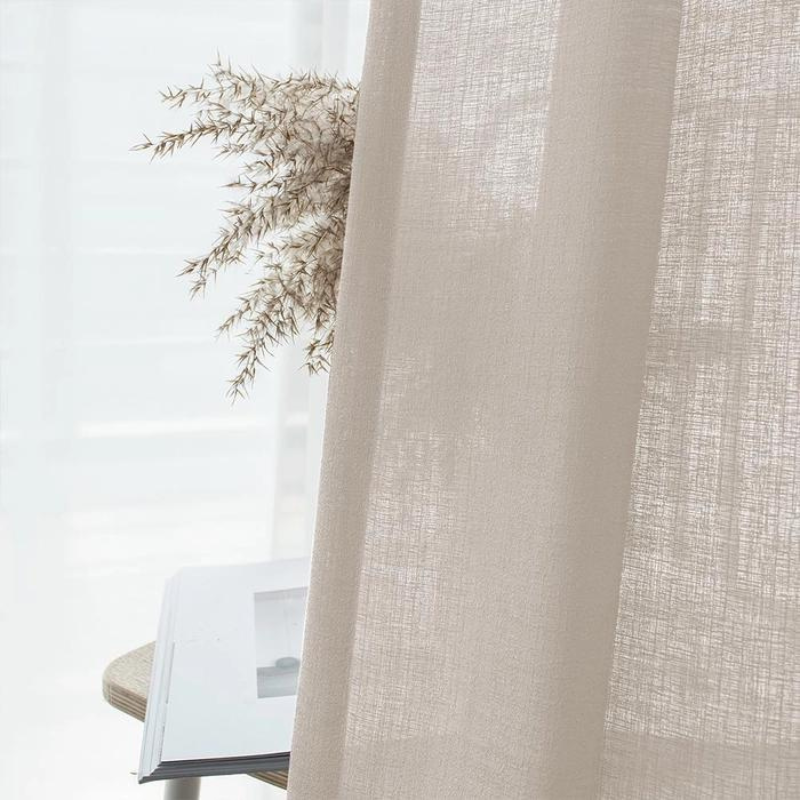 Lila Semi Sheer Curtains Grommet