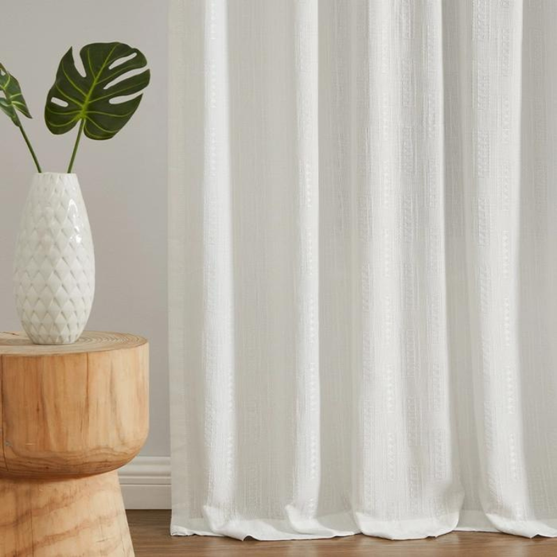 Nila	Bohemian Semi Sheer Curtains Grommet