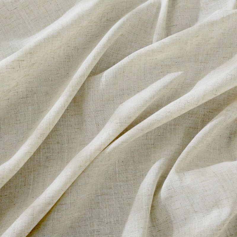Sora Linen Semi Sheer Curtains Pleated