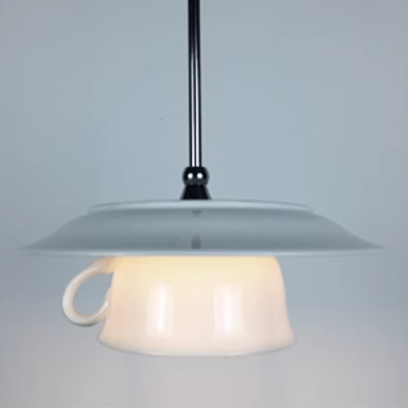 Hailie Modern Cup Ceramic Pendant Light Bedroom Living Room