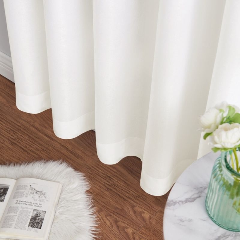 Viva Velvety Semi Sheer Curtains Pleated