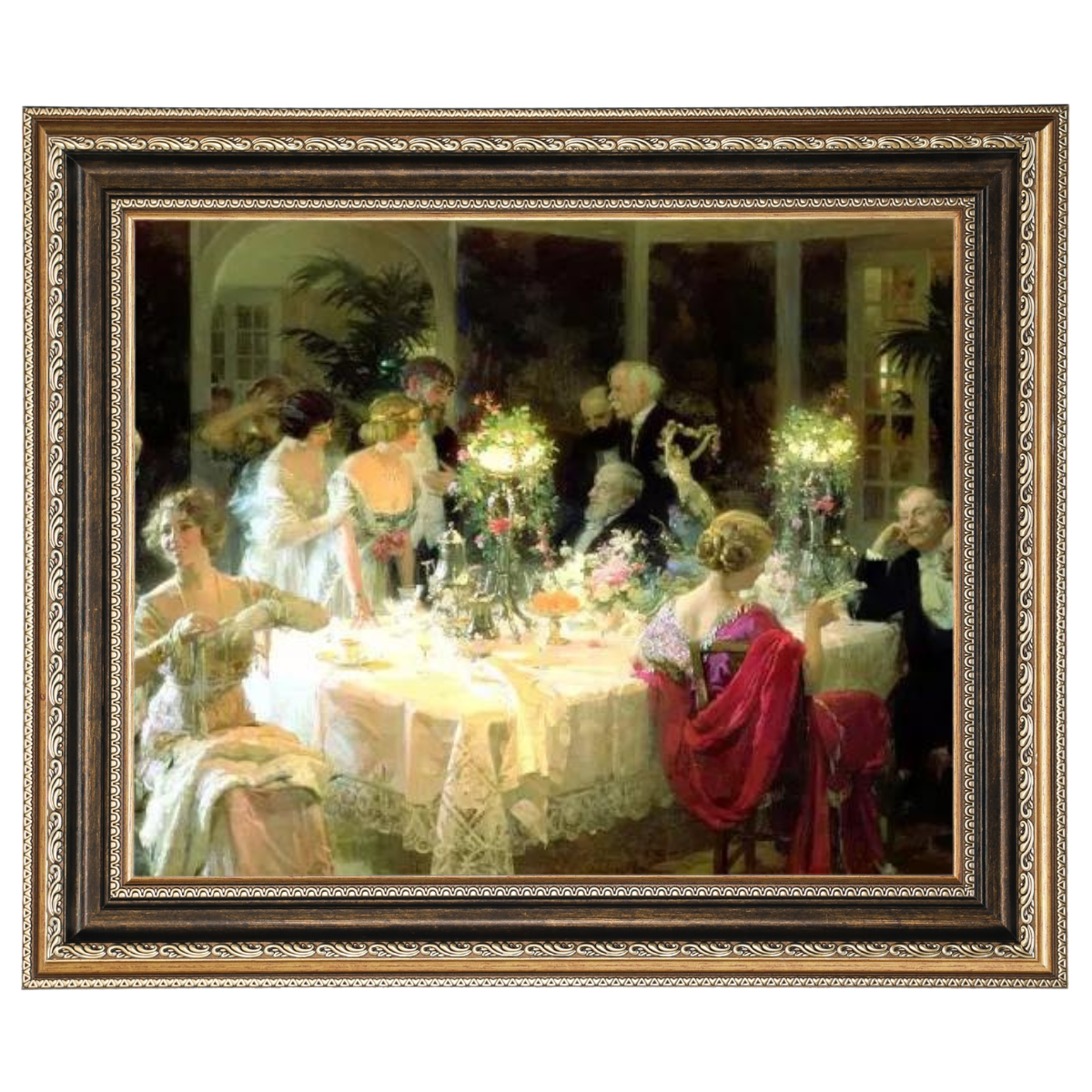The End of Dinner - Vintage Wall Art Prints Decor For Dining Room