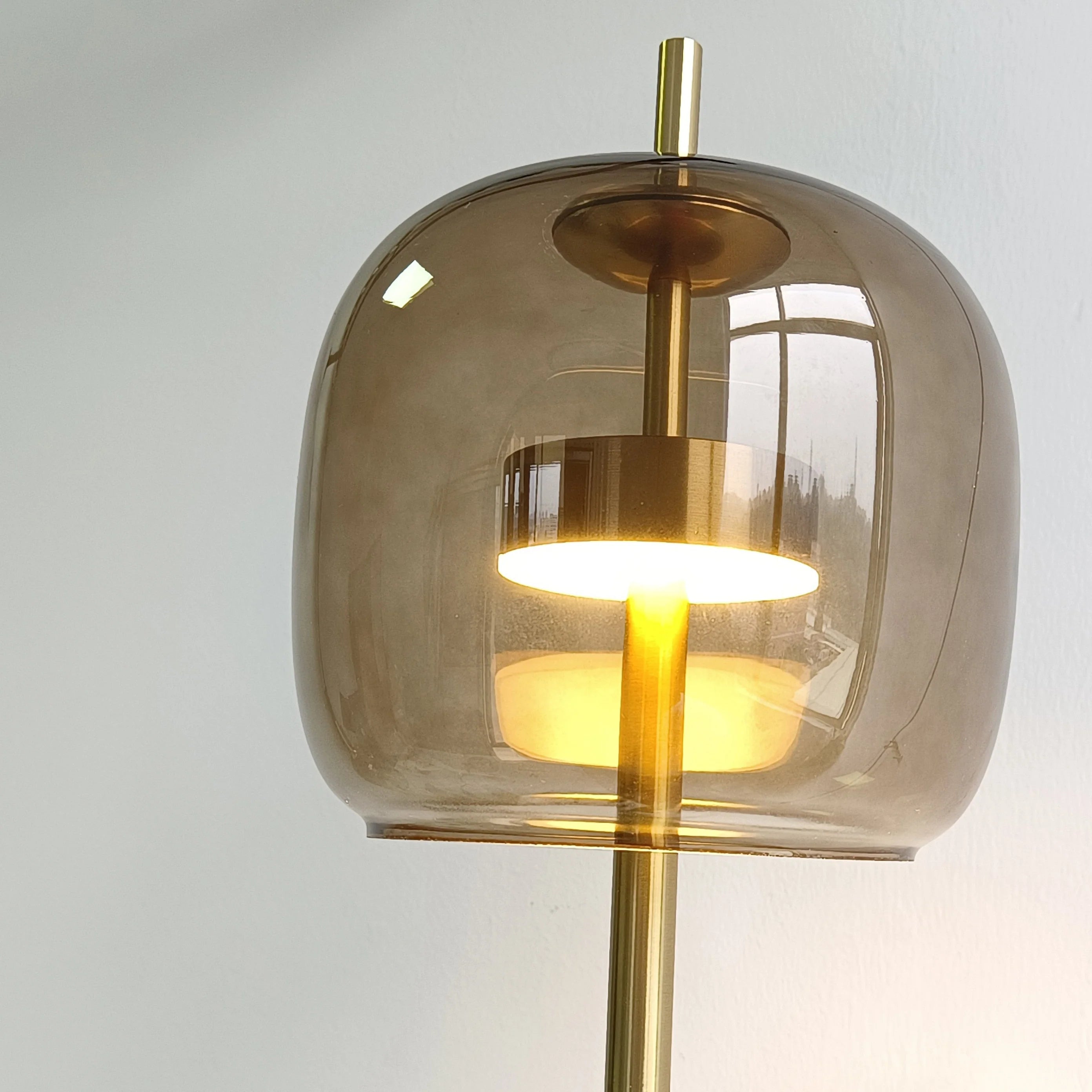 Quinn Modern Indoor Wall Lamp Metal Glass Bedroom