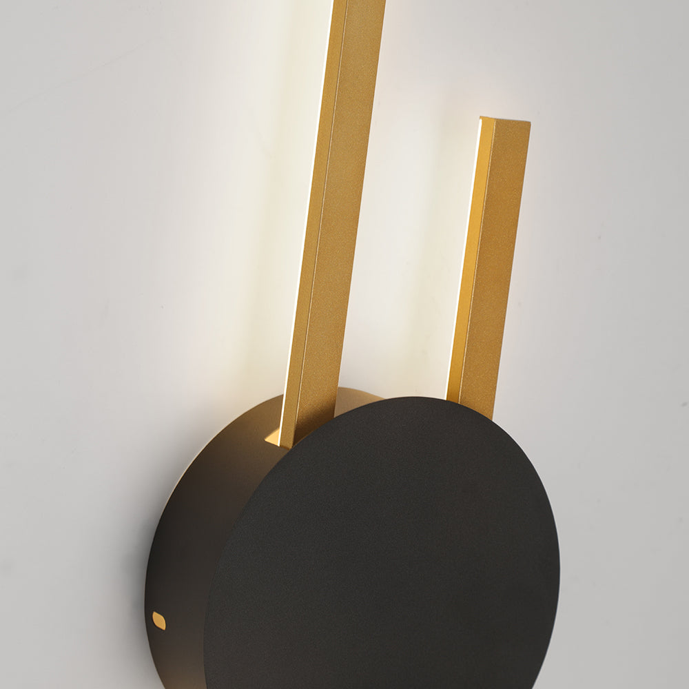 Alana Modern Linear 2 Colour Metal Wall Lamp
