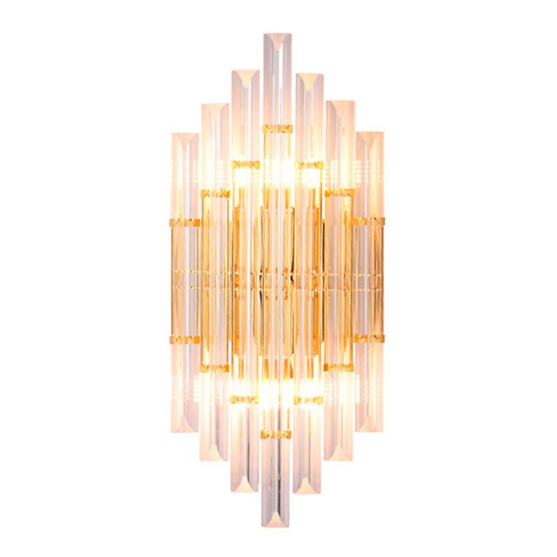 Kristy Luxury Gold Crystal Bedroom Bedside Wall Lamp