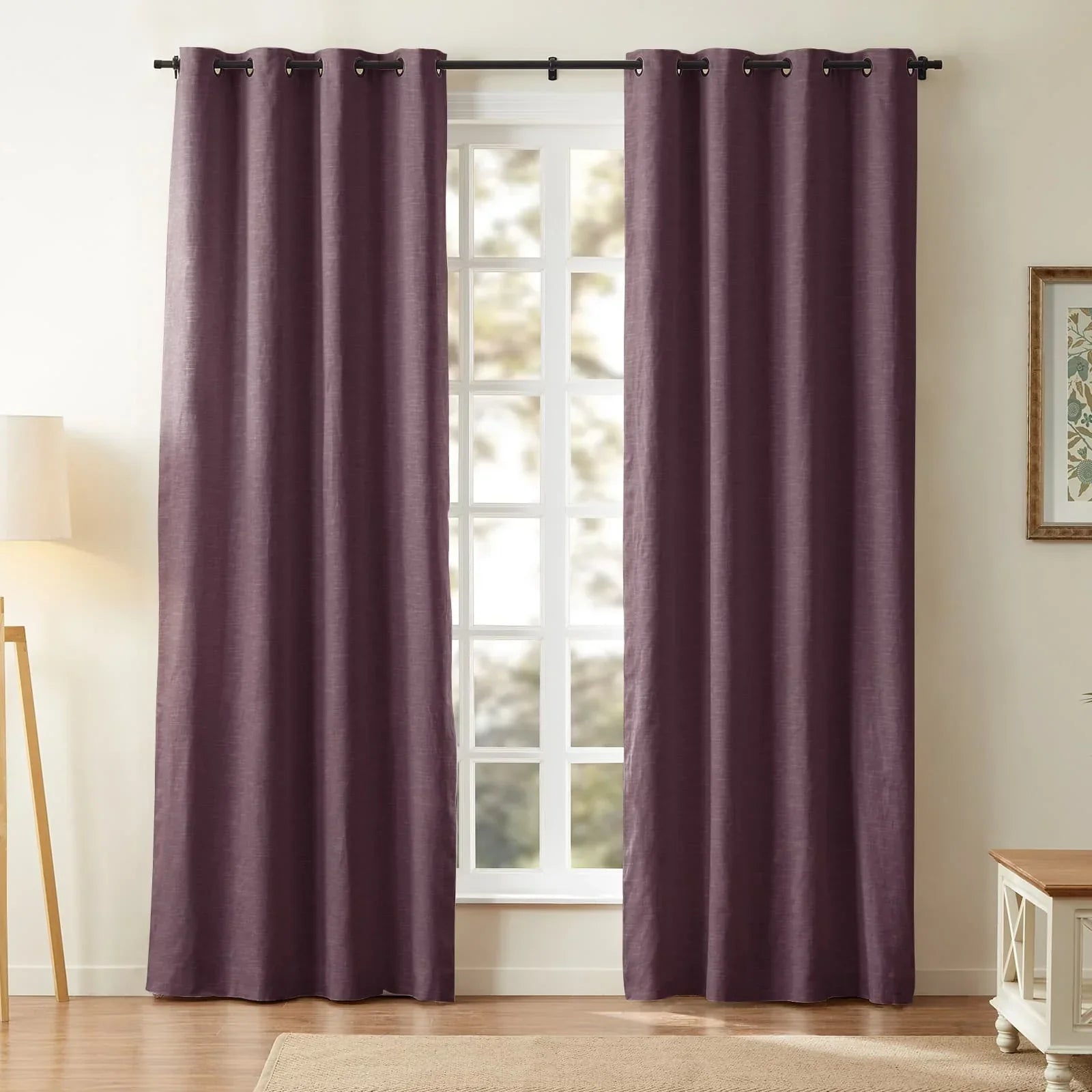 Aira Linen Cotton Curtain Grommet