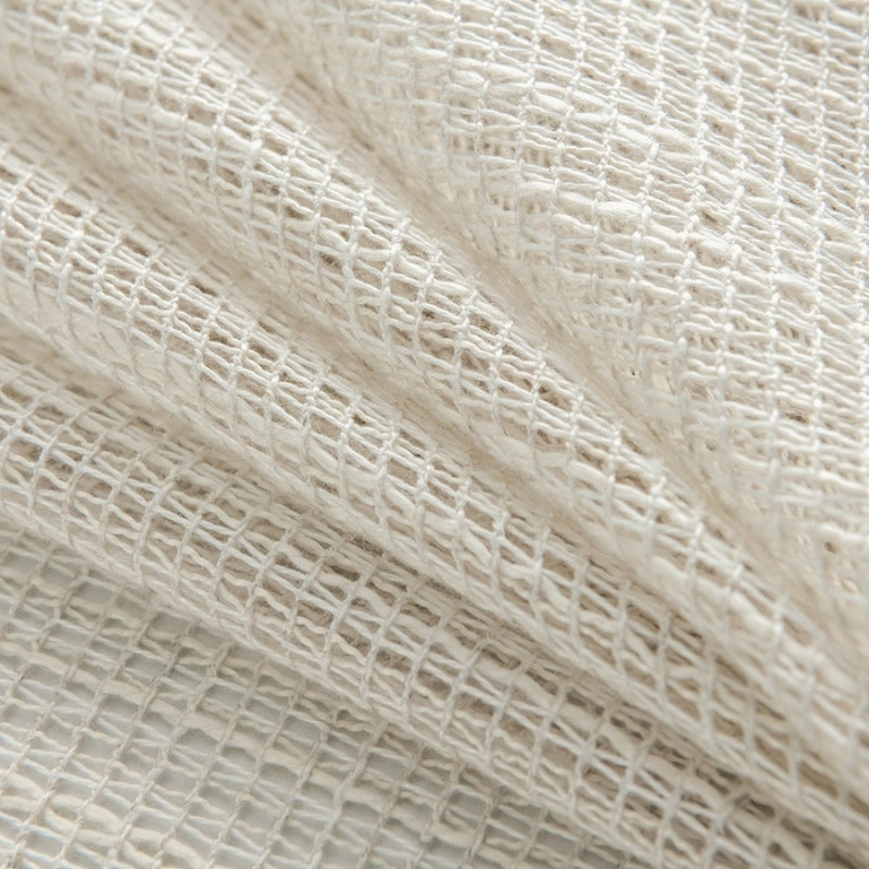 Eden Soft Weave Texture Sheer Curtains Linen Grommet