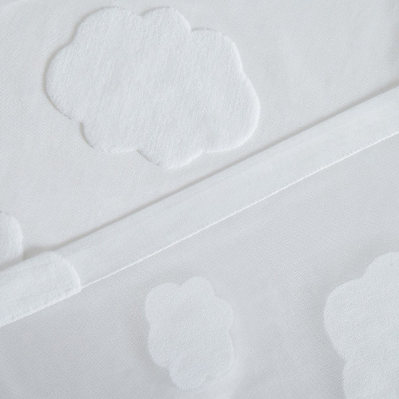 Nora Cloud Pattern Sheer Curtains Grommet