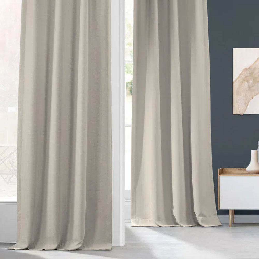 Cloud Velvet Minimalist Curtain Soft Top