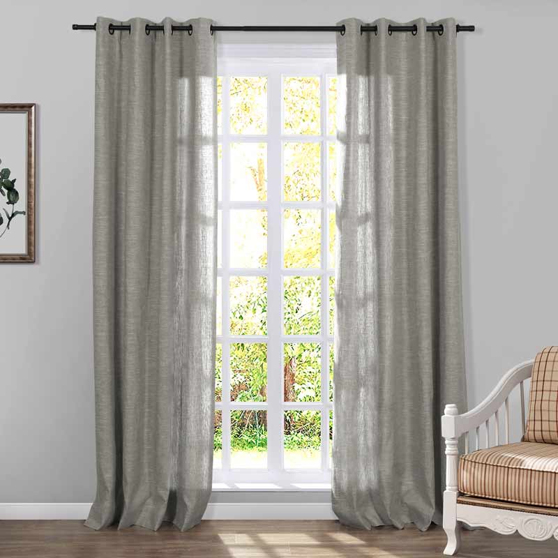 Aira Linen Cotton Curtain Grommet