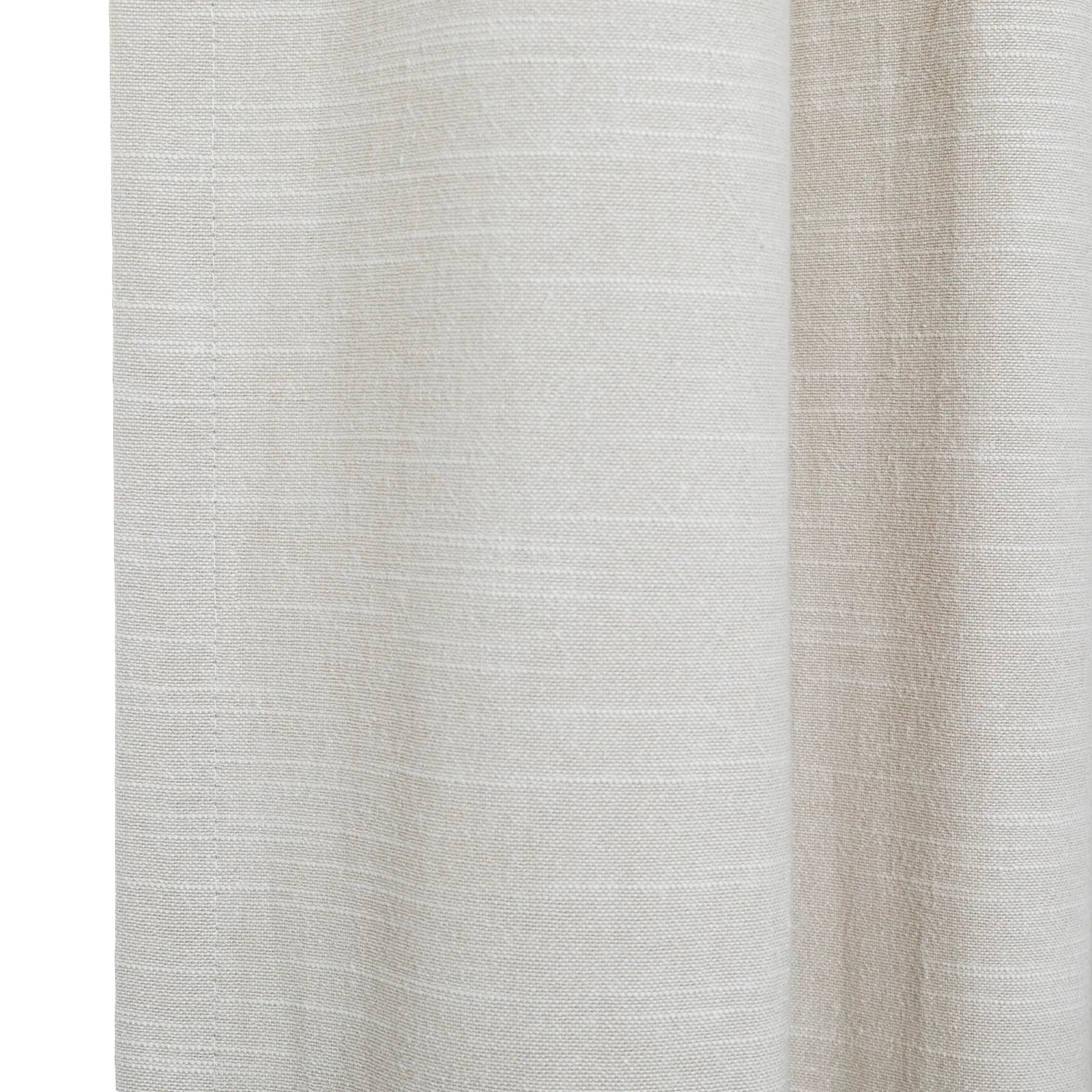 Aira Linen Cotton Curtain Pleated