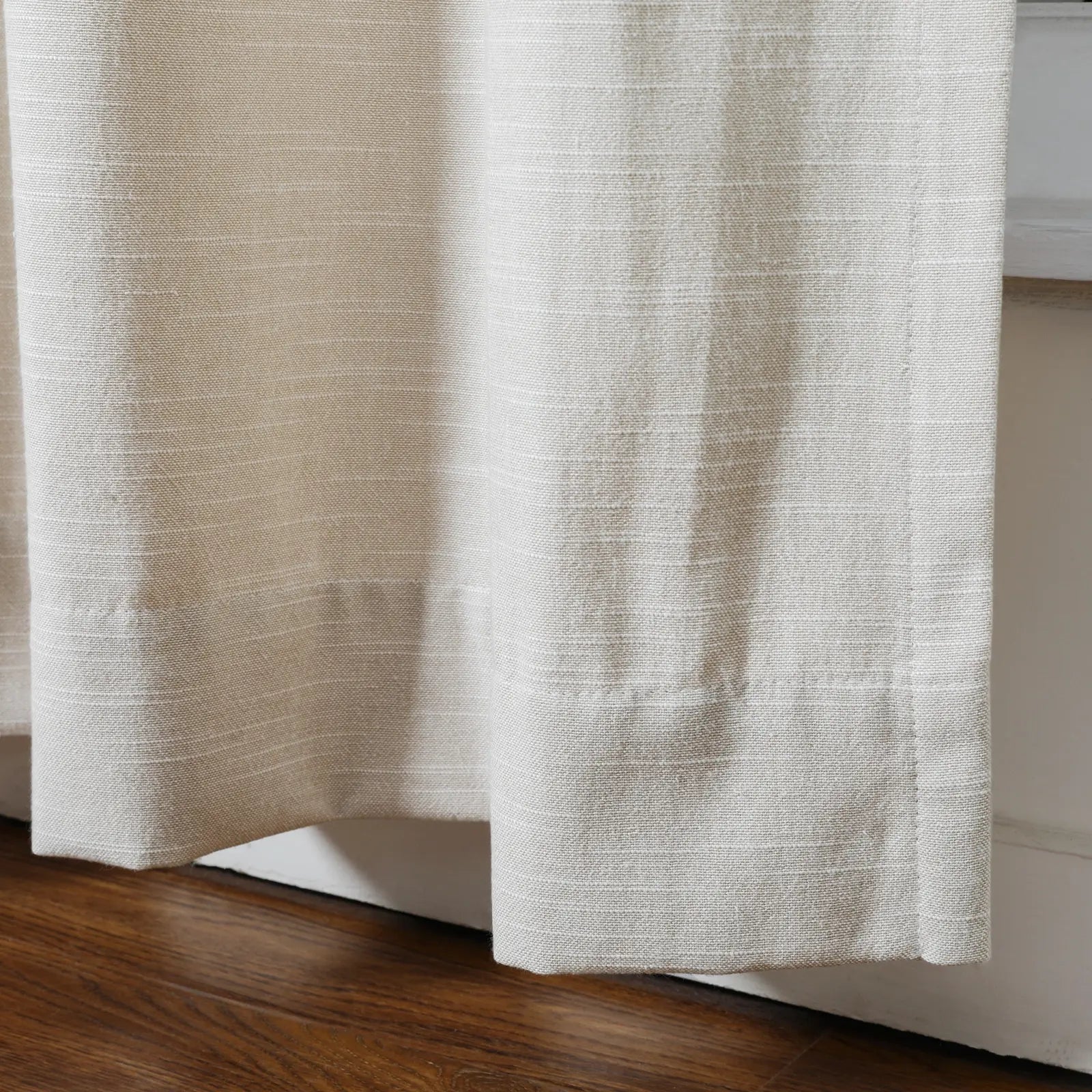 Aira Linen Cotton Curtain Pleated