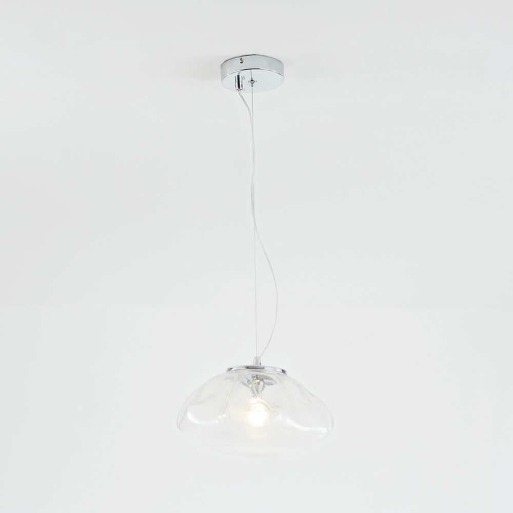 Byers Minimalist Spherical Metal/Glass Pendant Light, 3 Colour