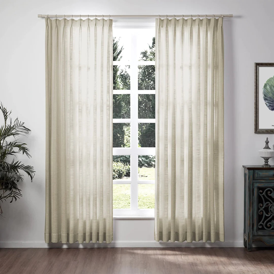 Loomy Linen Drape Pleated