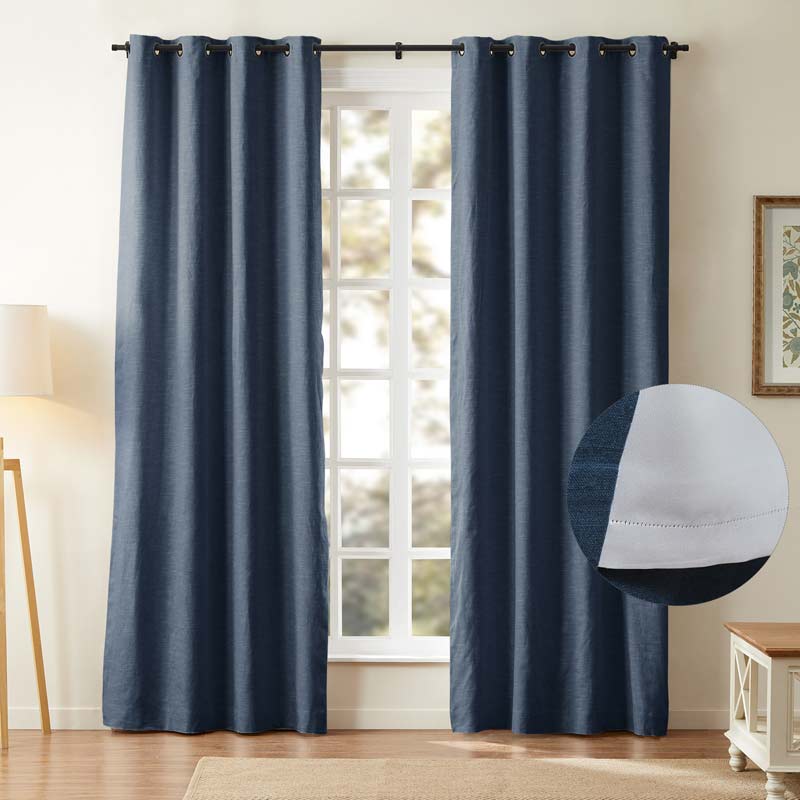 Aira Linen Cotton Curtain Grommet