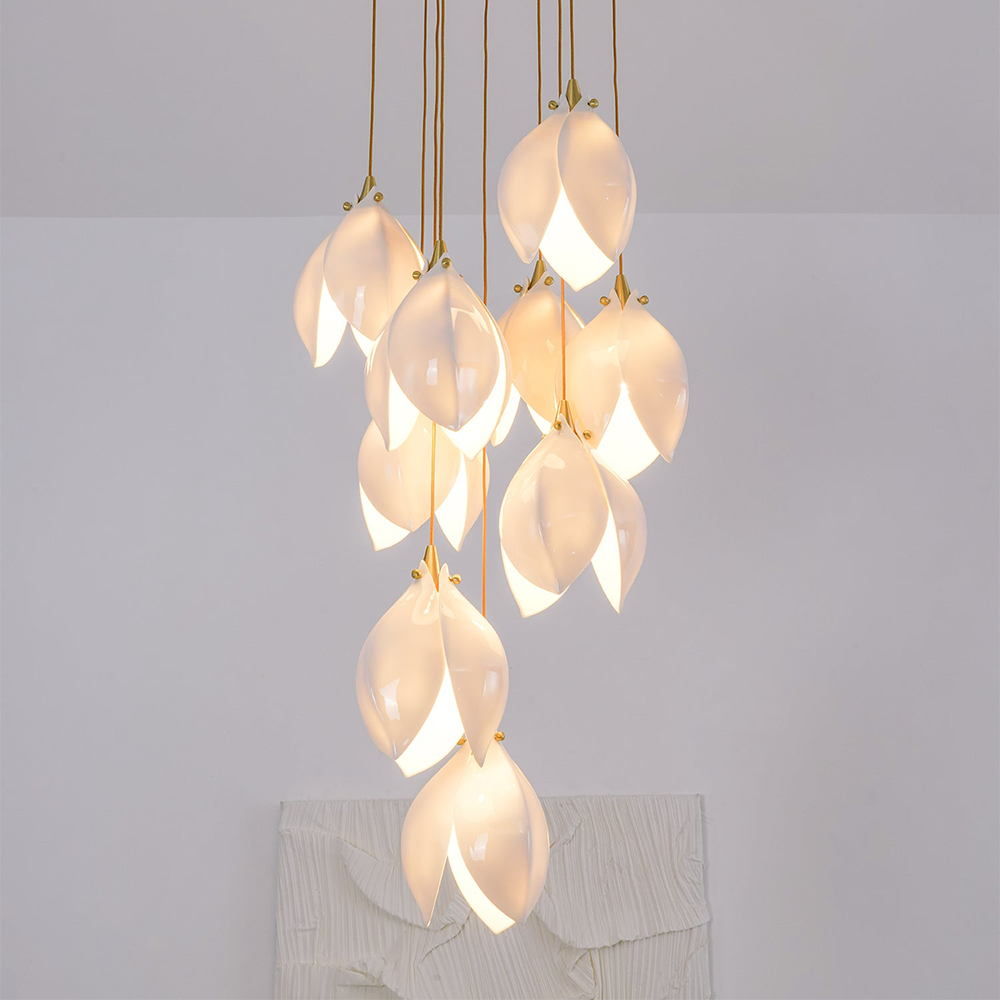 Alana Luxury Metal Ceramic Pendant Light Living Room Bedroom