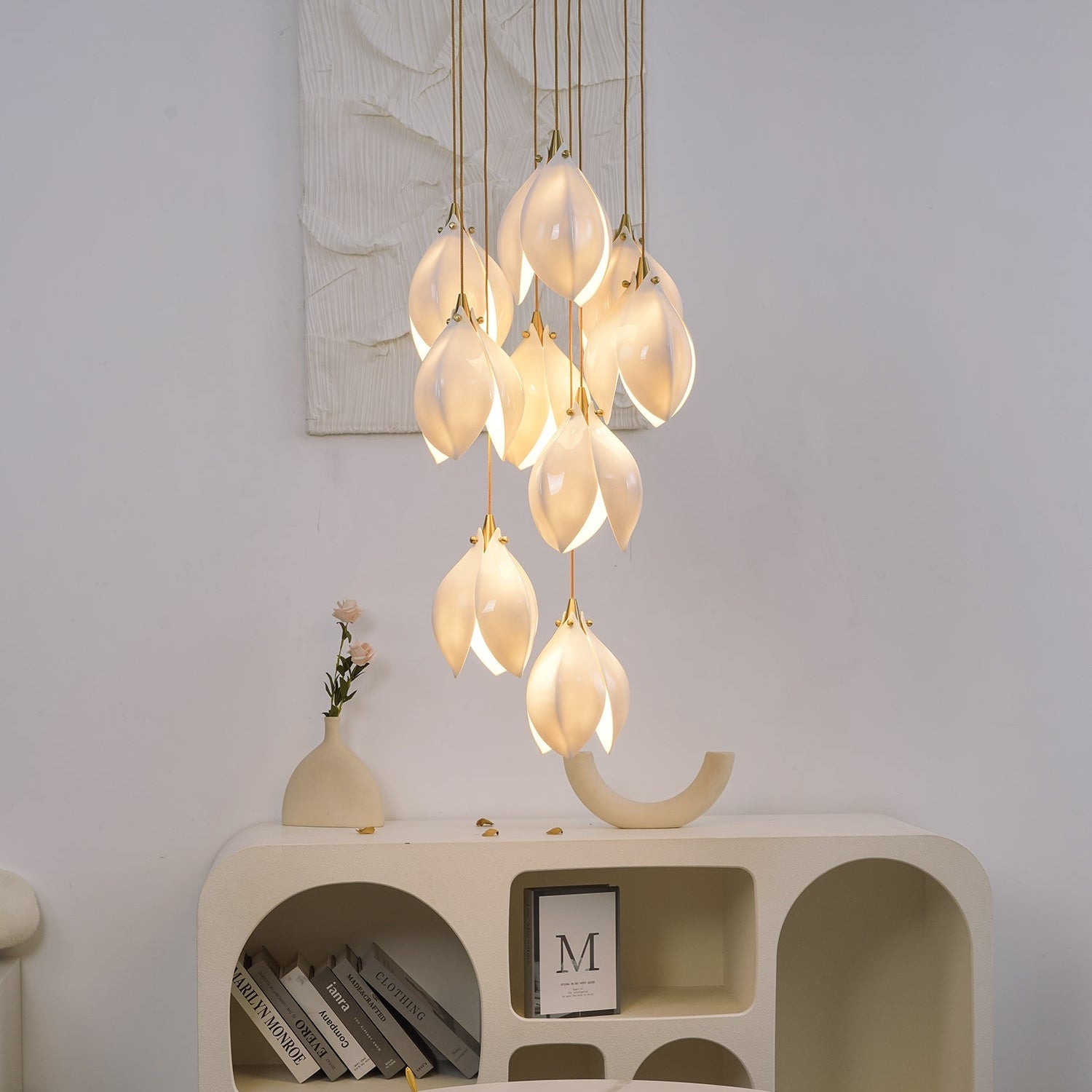 Alana Luxury Metal Ceramic Pendant Light Living Room Bedroom