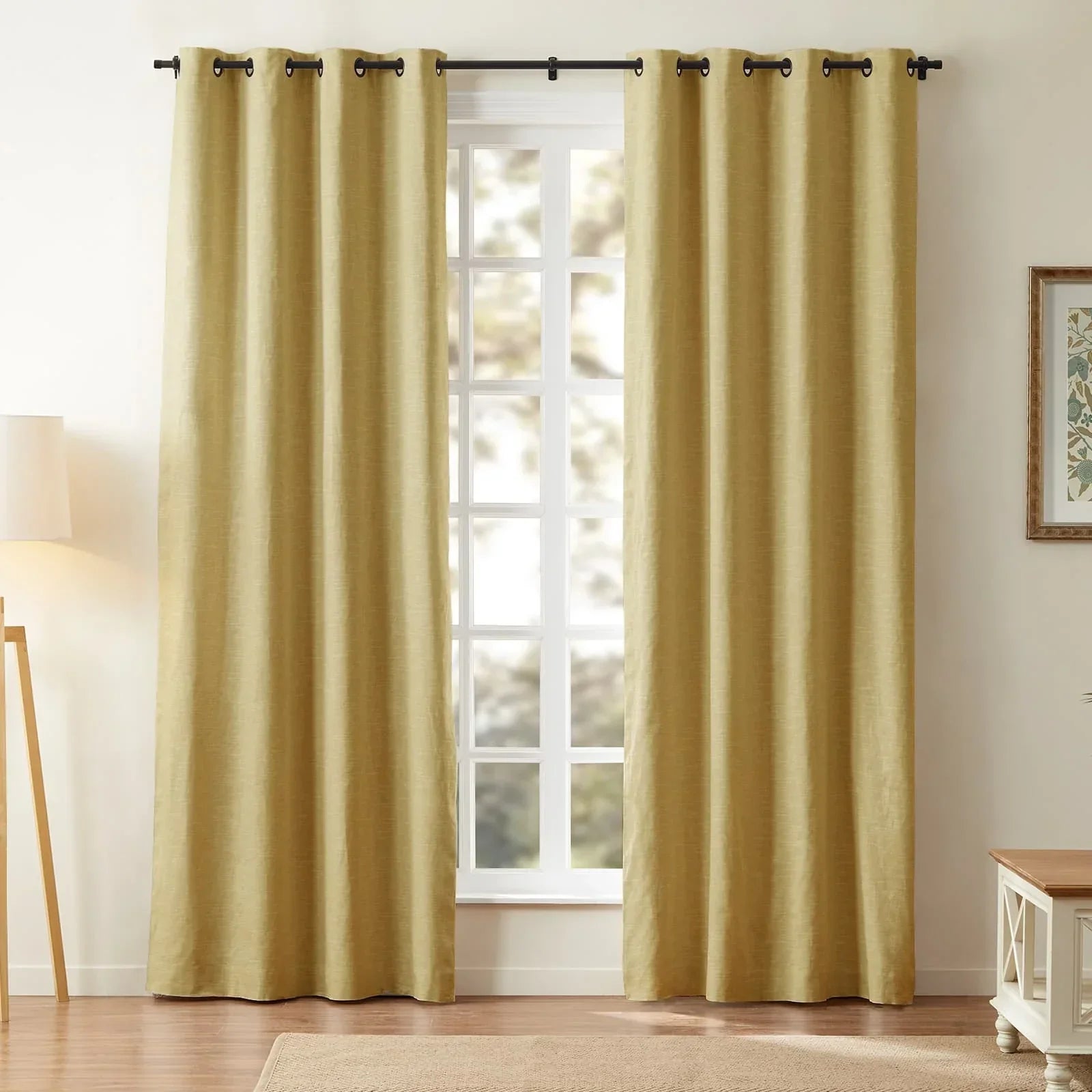 Aira Linen Cotton Curtain Grommet