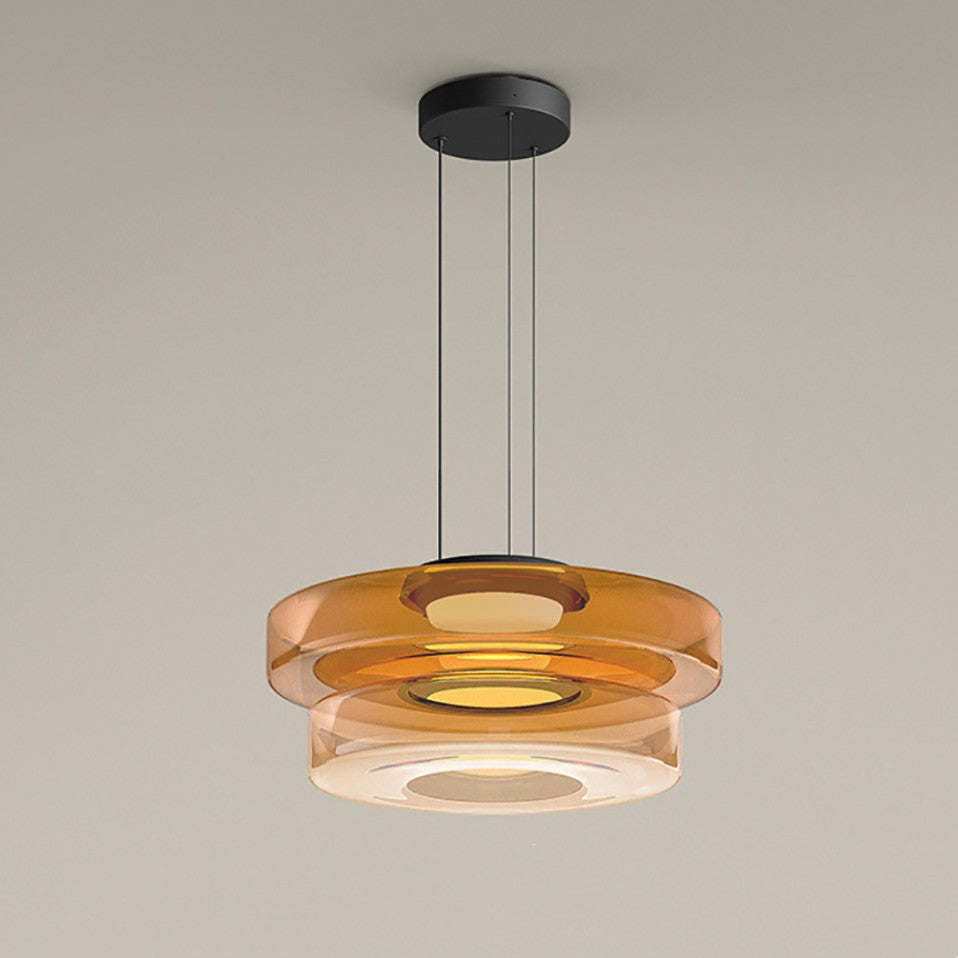 Hailie Modern Kitchen Island Glass Pendant Light