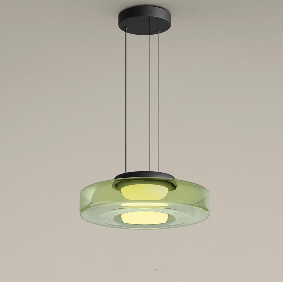 Hailie Modern Kitchen Island Glass Pendant Light