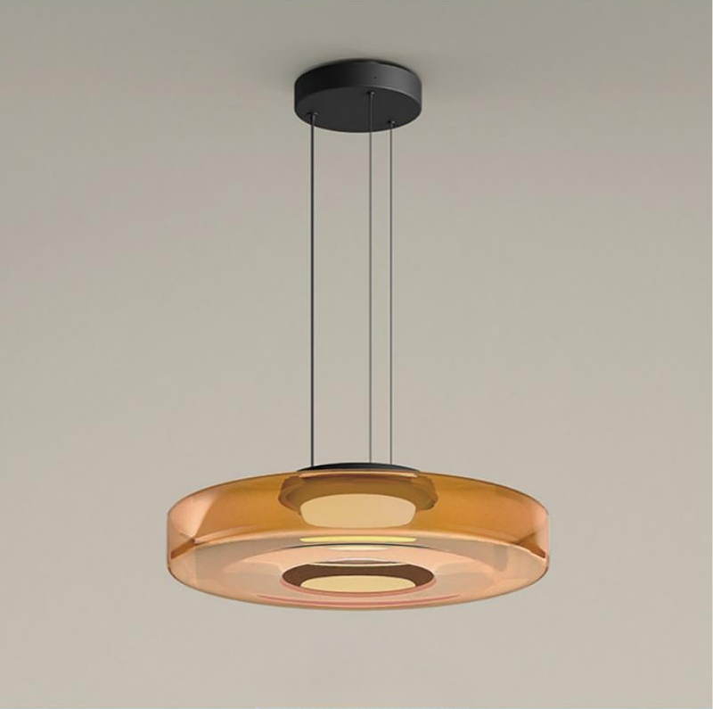 Hailie Modern Kitchen Island Glass Pendant Light