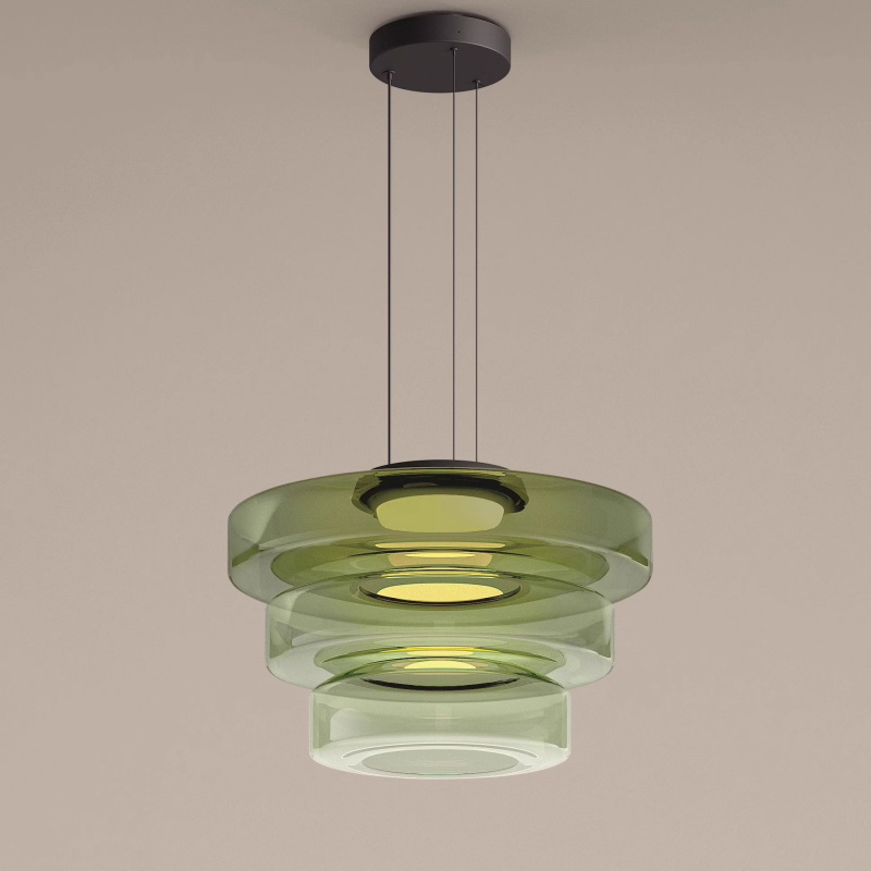 Hailie Modern Kitchen Island Glass Pendant Light