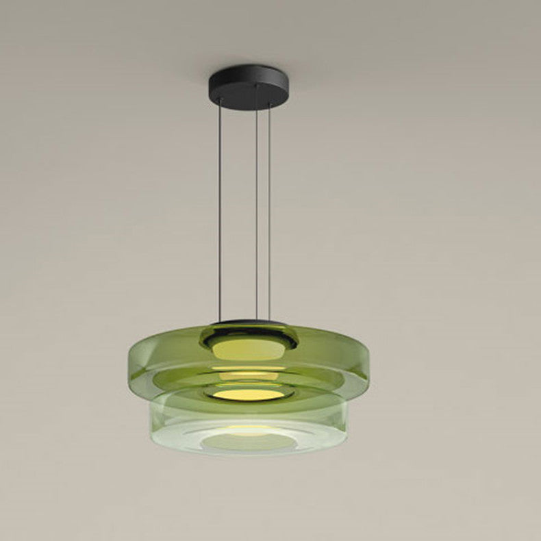 Hailie Modern Kitchen Island Glass Pendant Light