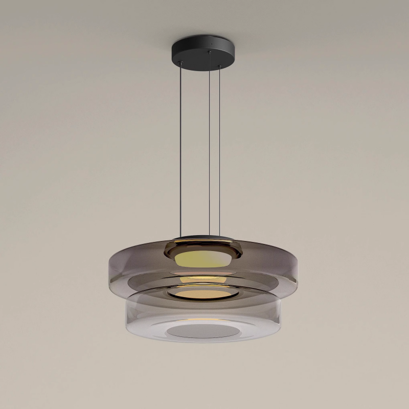 Hailie Modern Kitchen Island Glass Pendant Light