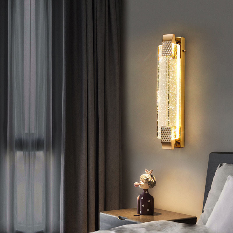 Kajetan Modern Indoor Wall Lamp Metal/Glass Living Room/Dining Room