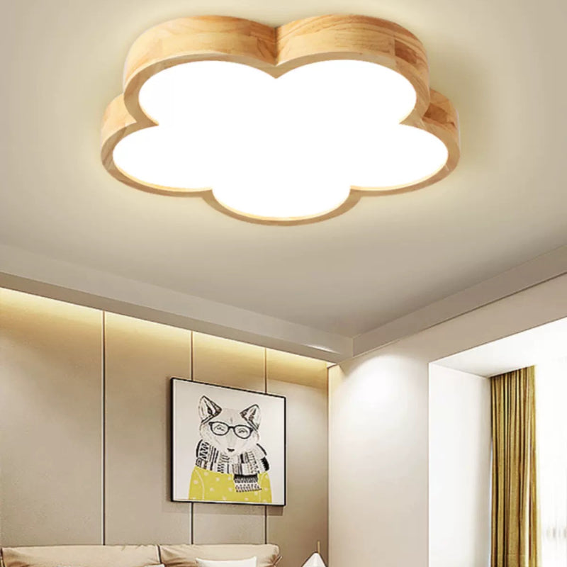 Freja Modern Creative LED Ceiling Light Wood Living Room/Bedroom/Study Room